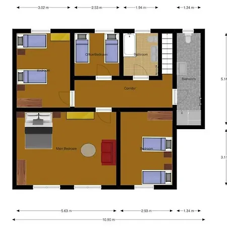 Holiday home With Garden, Pool And Views, Remote-working